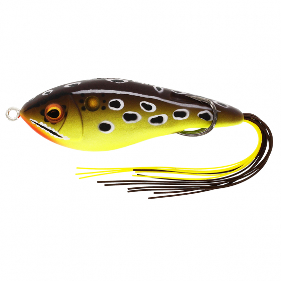 Westin Swim Hollowbody 9cm 17g Floating - Brown/Chartreuse Frog in the group Lures / Topwater Lures at Sportfiskeprylar.se (P113-355-131)