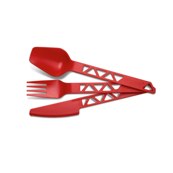 Primus Lightweight Trail Cutlery Tritan Red in the group Outdoor / Camp Kitchen & Utensils / Cutlery & Accessories at Sportfiskeprylar.se (P740590)