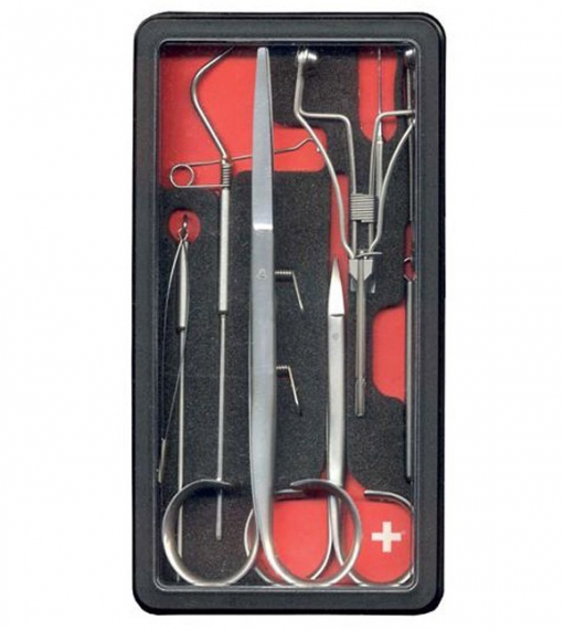 Petitjean Tool Set 3 (8 pieces) in the group Hooks & Terminal Tackle / Fly Tying / Fly Tying Tools / Tool Sets Fly Tying at Sportfiskeprylar.se (PE-T100)