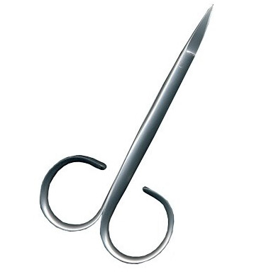 Petitjean Small Scissor Curved in the group Tools & Accessories / Pliers & Scissors / Line Cutters & Scissors at Sportfiskeprylar.se (PE-T60)