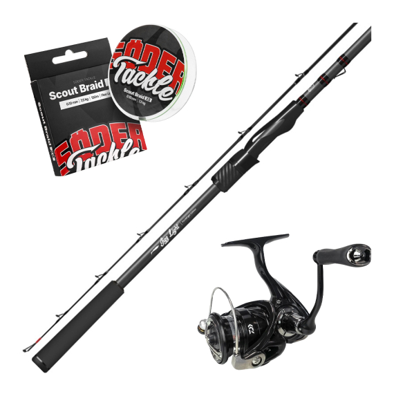 PerchFight V2 - Jigg Light Spin Combo 7\'8\'\' 3-20g in the group Combos / Spinning Combos / Perch Spinning Set at Sportfiskeprylar.se (PERCHFIGHTCOMBO)