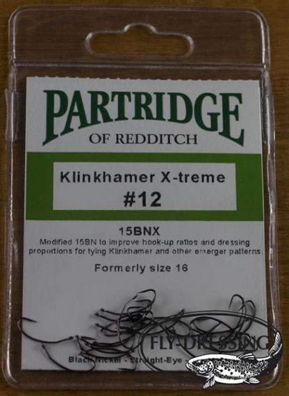 Partridge Klinkhamer 15BNX Extreme in the group Hooks & Terminal Tackle / Hooks / Fly Tying Hooks at Sportfiskeprylar.se (PH-15BNX-04r)