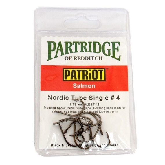 Partridge Nordic Tube Single in the group Hooks & Terminal Tackle / Fly Tying / Fly Tying Material / Tube Hooks at Sportfiskeprylar.se (PH-NTS-02r)
