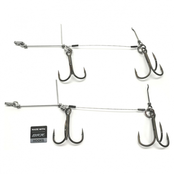 Pikecraft Set 7 The Stinger 2-pack, Double XL in the group Hooks & Terminal Tackle / Stingers & Stinger Accessories / Stingers at Sportfiskeprylar.se (PIKECRAFT033)