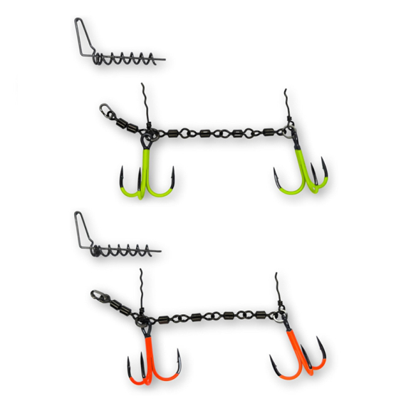 Pikecraft 4-Swivel Stinger Kit XL 2/0 UV in the group Hooks & Terminal Tackle / Stingers & Stinger Accessories / Stingers at Sportfiskeprylar.se (PIKECRAFT1073r)