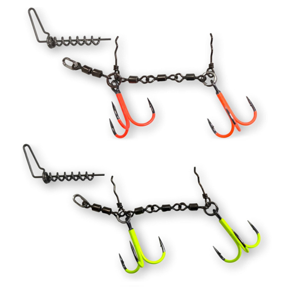 Pikecraft Swivel Stinger Kit L 1/0 UV in the group Hooks & Terminal Tackle / Stingers & Stinger Accessories / Stingers at Sportfiskeprylar.se (PIKECRAFT1168r)