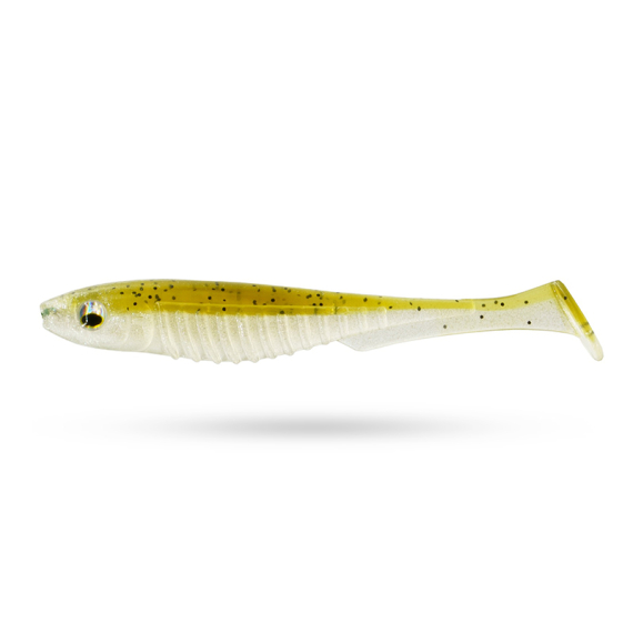 6th Sense Party Minnow 4'' 10cm (6-Pcs) - Green Pumpkin Shad
