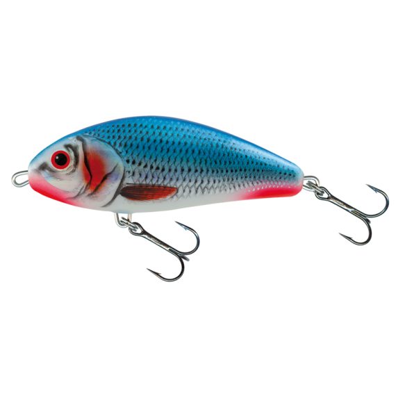Salmo Fatso 10cm, 48g Floating - Bleeding Blue Shad in the group Lures / Jerkbaits at Sportfiskeprylar.se (QFA045)