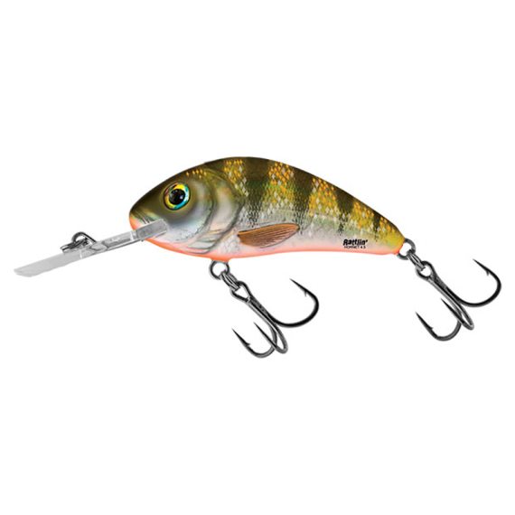 Salmo Rattlin\' Hornet 4,5cm, 6g Floating - Yellow Holographic Perch in the group Lures / Crankbaits / Deep Diving Crankbaits at Sportfiskeprylar.se (QRH007)
