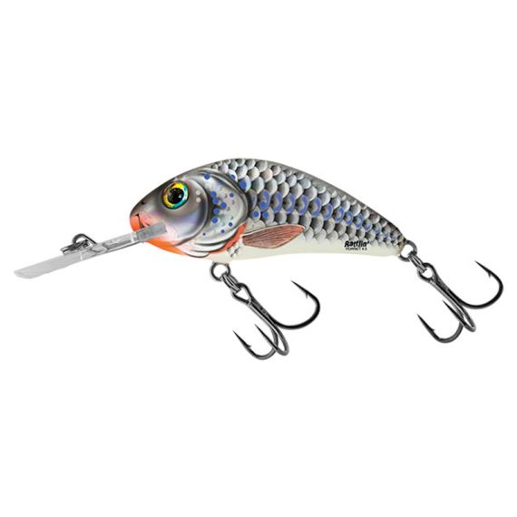 Salmo Rattlin\' Hornet 6,5cm, 20g Floating - Silver Holographic Shad in the group Lures / Crankbaits / Deep Diving Crankbaits at Sportfiskeprylar.se (QRH015)