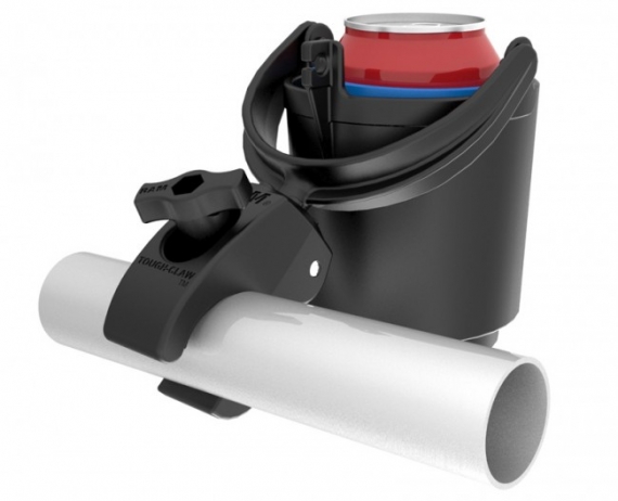 RAM Mounts Drink Cup Holder W/Toughclaw in the group Marine Electronics & Boat / Boat Accessories / Marine Mounts / Other Mounts & Brackets at Sportfiskeprylar.se (RAM-B-132-400)