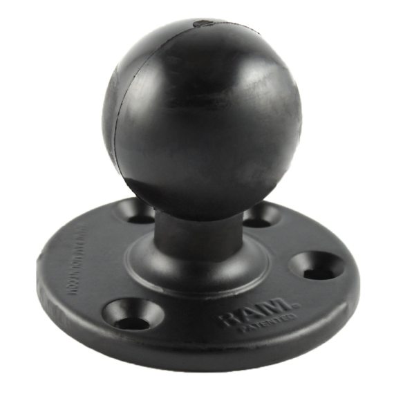 RAM 3.68 Dia. Base With Ball in the group Marine Electronics & Boat / Boat Accessories / Marine Mounts / Other Mounts & Brackets at Sportfiskeprylar.se (RAM-D-202)