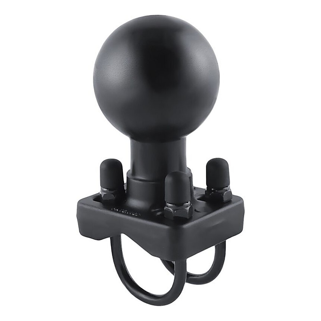 RAM Double U-Bolt Ball Base for 1\'\' - 1.25\'\' Rails (Unpacked) in the group Marine Electronics & Boat / Boat Accessories / Marine Mounts / Other Mounts & Brackets at Sportfiskeprylar.se (RAM-D-235U)