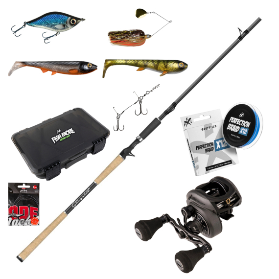 Eastfield Slingshot Starting Kit 7\'9\'\' 40-110g in the group Combos / Casting Combos / Baitcaster Combo Pike at Sportfiskeprylar.se (READYTOFISHSLINGSHOT)