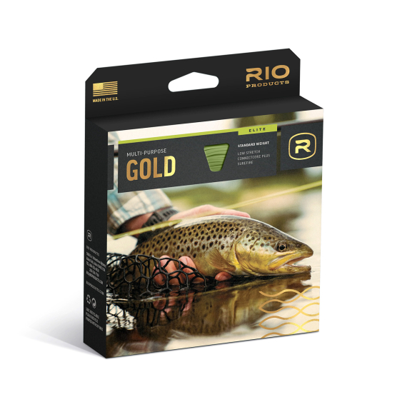 RIO Elite Gold Moss/Gold/Gray in the group Lines / Fly Lines / Single Hand Lines at Sportfiskeprylar.se (RP19268r)