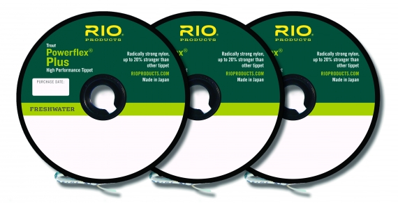 RIO PowerFlex Plus Tippet 3-pack in the group Hooks & Terminal Tackle / Leaders & Leader Materials / Leader Materials / Leader Material Fly fishing at Sportfiskeprylar.se (RP22198r)