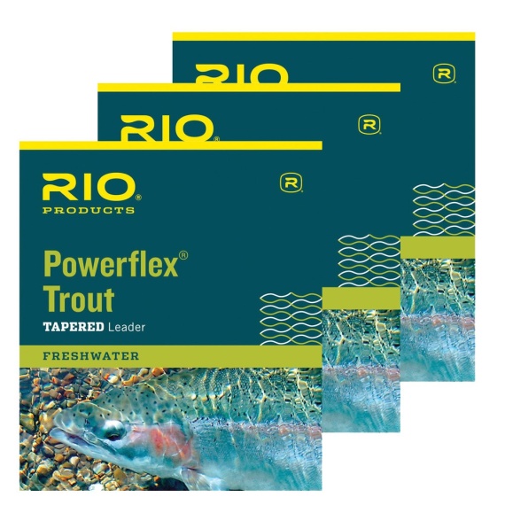 Rio Powerflex TroutLeader 12ft 3-pack in the group Fishing methods / Fly Fishing / Fly Leaders & Leader Material / Ready Made Fly Leaders / Tapered Leaders at Sportfiskeprylar.se (RP24051r)