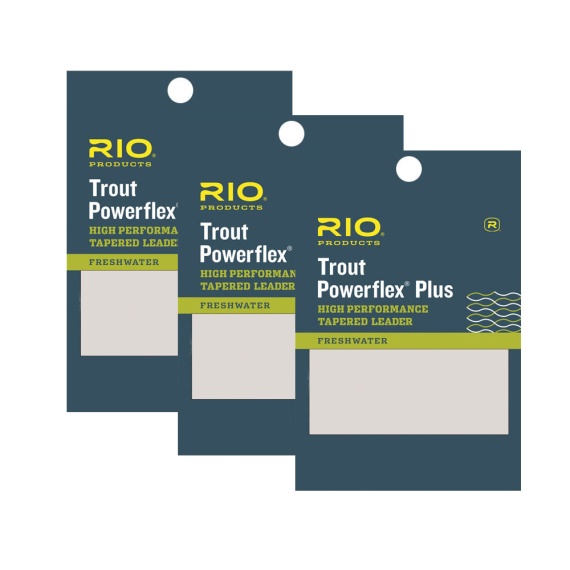 RIO PowerflexPlus Leader 9 ft 3 pack in the group Fishing methods / Fly Fishing / Fly Leaders & Leader Material / Ready Made Fly Leaders / Tapered Leaders at Sportfiskeprylar.se (RP24593r)