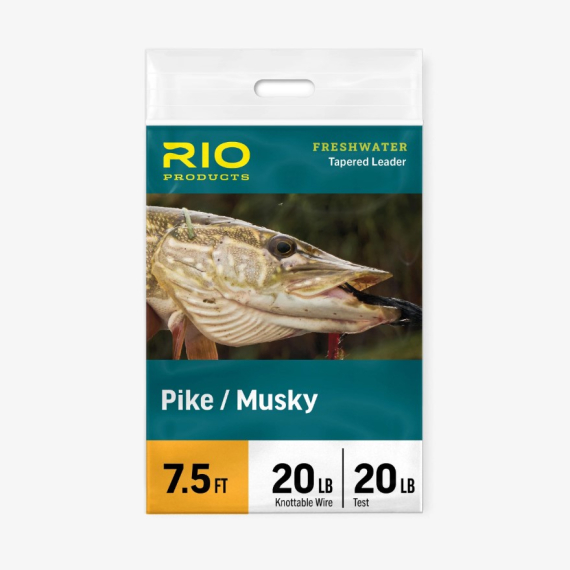 Rio Pike/Musky Leader 7,5ft in the group Fishing methods / Fly Fishing / Fly Leaders & Leader Material / Ready Made Fly Leaders / Tapered Leaders at Sportfiskeprylar.se (RP24666r)