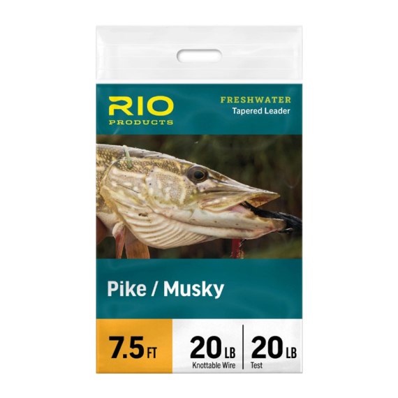 Rio Pike/Musky Leader 7,5ft in the group Fishing methods / Fly Fishing / Fly Leaders & Leader Material / Ready Made Fly Leaders / Tapered Leaders at Sportfiskeprylar.se (RP24666r)