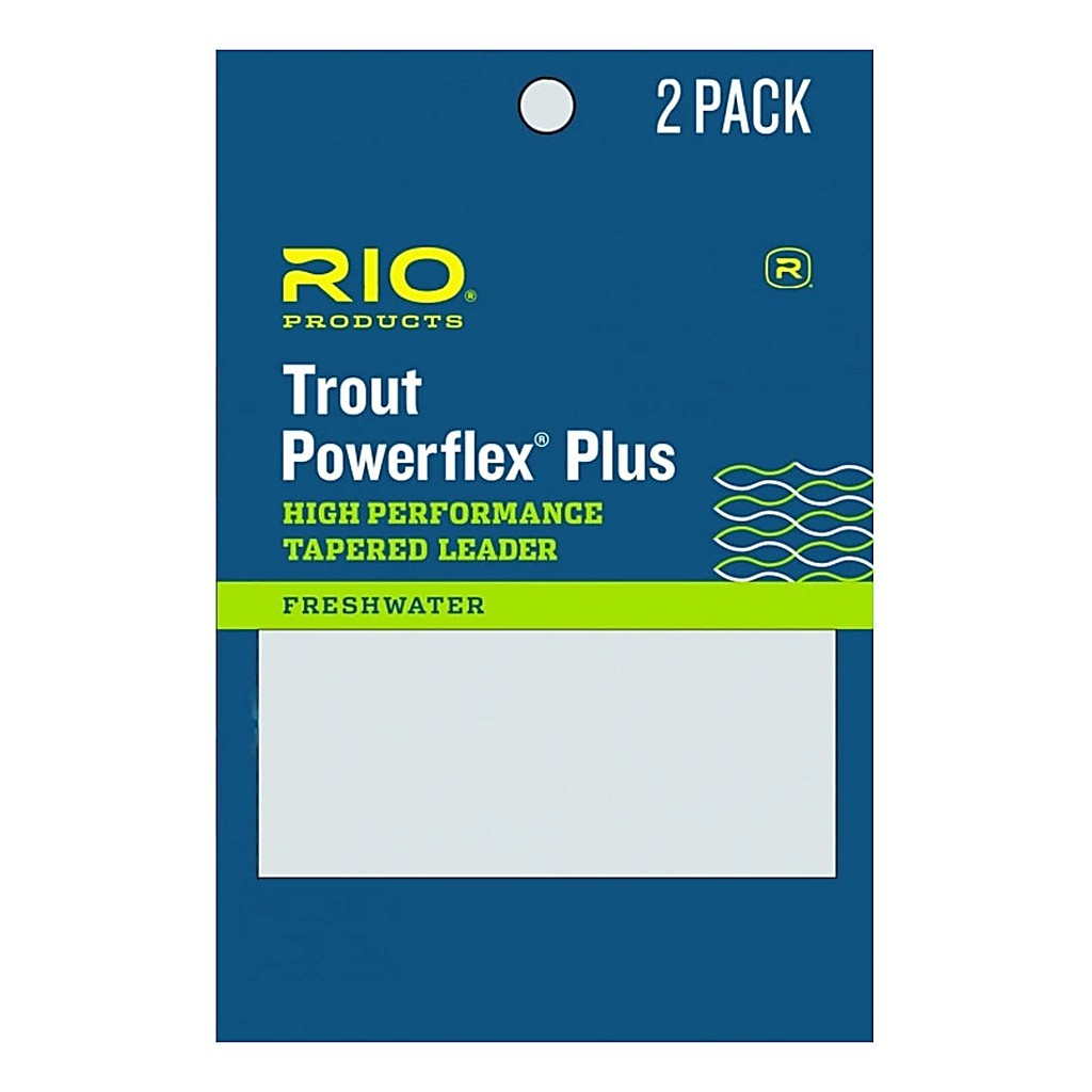 RIO PowerflexPlus Leader 9ft 7X 0,10mm/1,3kg 2-pack in the group Hooks & Terminal Tackle / Leaders & Leader Materials at Sportfiskeprylar.se (RP54408)