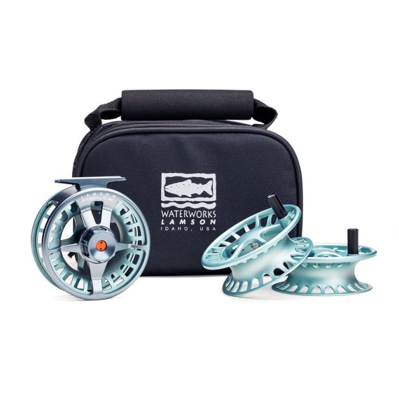Lamson Remix Fly Reel With 3 Spare Spools Glacier in the group Reels / Fly Reels & Extra Spools / Fly Reels at Sportfiskeprylar.se (RX-3PLUS3-PACK-GLCRr)