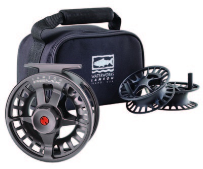 Lamson Remix HD Fly Reel With 2 Spare Spools Smoke in the group Reels / Fly Reels & Extra Spools / Fly Reels at Sportfiskeprylar.se (RX-7PLUSHD3-PACK-SMOKEr)