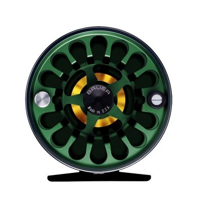Bauer RX Spey Dark Green Fly Reel in the group Reels / Fly Reels & Extra Spools / Fly Reels at Sportfiskeprylar.se (RX5SP-G-GRNr)