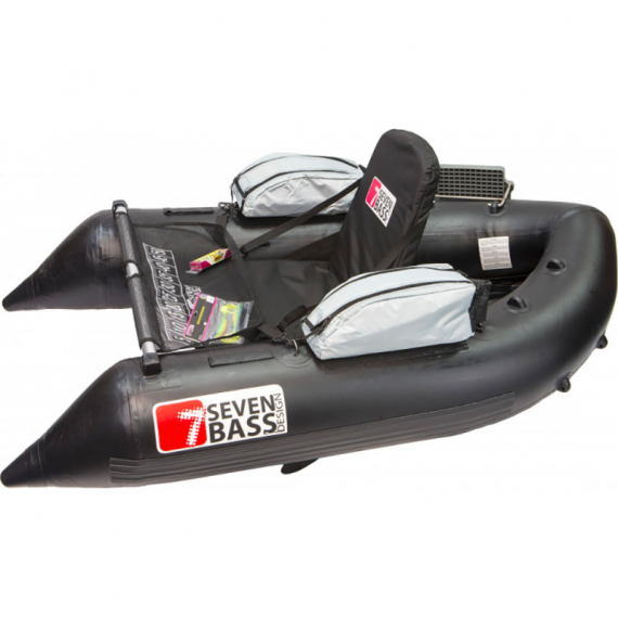 Seven Bass Skullway 170, Black in the group Marine Electronics & Boat / Belly Boats & Rubber Boats / Belly Boats & Belly Boat Accessories / Float Tubes at Sportfiskeprylar.se (SB-HLSK-N)