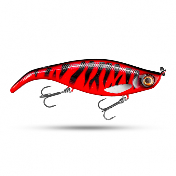 Scout Lip 14cm, 57g, Slow Sink - Red tiger in the group Lures / Crankbaits / Shallow Diving Crankbaits at Sportfiskeprylar.se (SCLIPSS140-22)