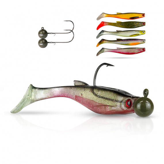 Scout Shad Tungsten Round Jig Head Bundle in the group Lures / Lure Kits / Lure Kits Softbaits at Sportfiskeprylar.se (SCSTJH1)