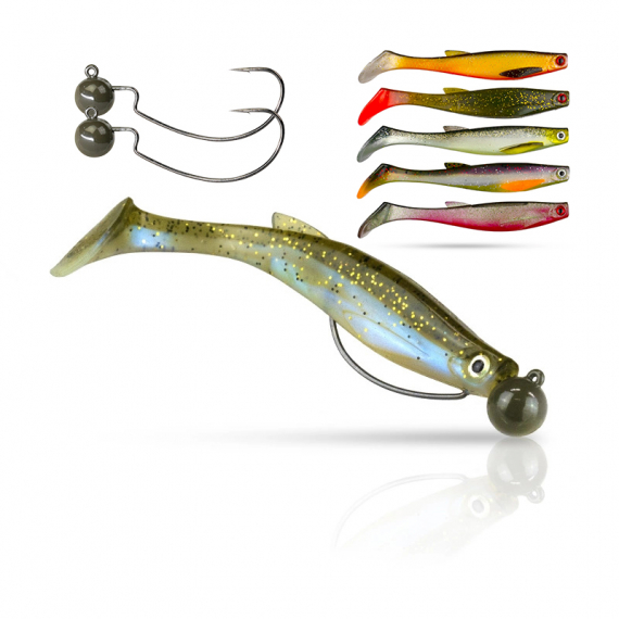 Scout Shad Tungsten Offset Jig Head Bundle in the group Lures / Lure Kits / Lure Kits Perch at Sportfiskeprylar.se (SCSTJH2)