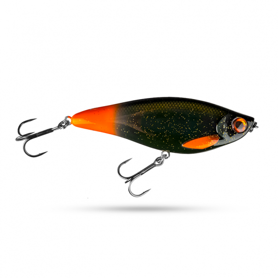 Scout Swimmer 12,5cm 67g Slow Sink - Motoroil Hottail in the group Lures / Swimbaits / Hard Swimbaits at Sportfiskeprylar.se (SCSWSS125-21)