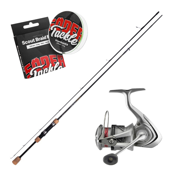 Mikado Sensual N.G. Ultra Light Spin 235cm 7\'8\'\' 2-14g Combo in the group Combos / Spinning Combos / Perch Spinning Set at Sportfiskeprylar.se (SENSUALLIGHTCROSSFIRE)