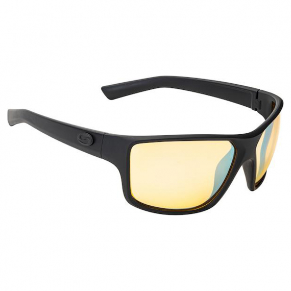 Strike King S11 Optics Clinch Matte Black Frame, Yellow/Silver Mirror Lens in the group Clothes & Shoes / Eyewear / Polarized Sunglasses at Sportfiskeprylar.se (SG-S1140)