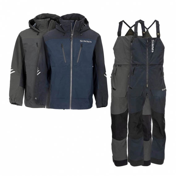 Simms ProDry Gore-Tex Carbon/Admiral Blue Suit in the group Clothes & Shoes / Clothing / Fishing Suits at Sportfiskeprylar.se (SIMMSPRODRYSET2020)