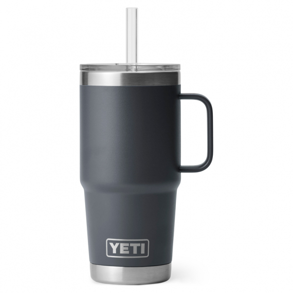 Yeti Rambler 25 Oz Straw Mug - Charcoal in the group Outdoor / Camp Kitchen & Utensils / Thermoses / Thermos Mugs at Sportfiskeprylar.se (SKU-0326-CHA)