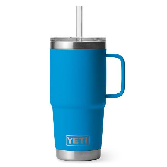 Yeti Rambler 25 Oz Straw Mug - Big Wave Blue in the group Outdoor / Camp Kitchen & Utensils / Thermoses / Thermos Mugs at Sportfiskeprylar.se (SKU-0326-S24B)
