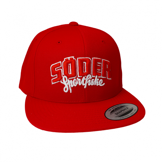 Söder Sportfiske Snapback Red - Original Logo in the group Clothes & Shoes / Caps & Headwear / Caps / Snapback Caps at Sportfiskeprylar.se (SPECIAL-OL)