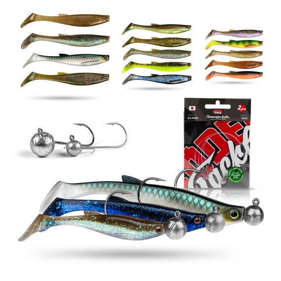 Scout Shad Perch Bundle in the group Lures / Lure Kits / Lure Kits Perch at Sportfiskeprylar.se (SSPB7912)