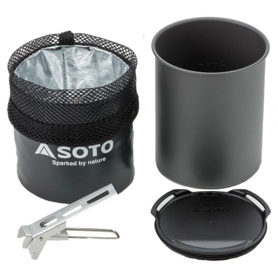Soto ThermoLite Grey in the group Outdoor / Camp Kitchen & Utensils / Camping Stoves & Burners at Sportfiskeprylar.se (SSSOD-522)