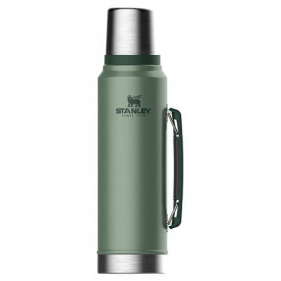 Stanley The Legendary Classic Bottle 1.0L - Hammertone Green in the group Outdoor / Camp Kitchen & Utensils / Thermoses / Thermos at Sportfiskeprylar.se (ST1008266001)