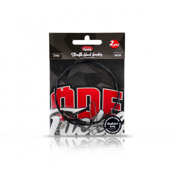 Söder Tackle Pike Leader Black Coated Wire (2pcs) in the group Hooks & Terminal Tackle / Leaders & Leader Materials at Sportfiskeprylar.se (STC-TT0011r)