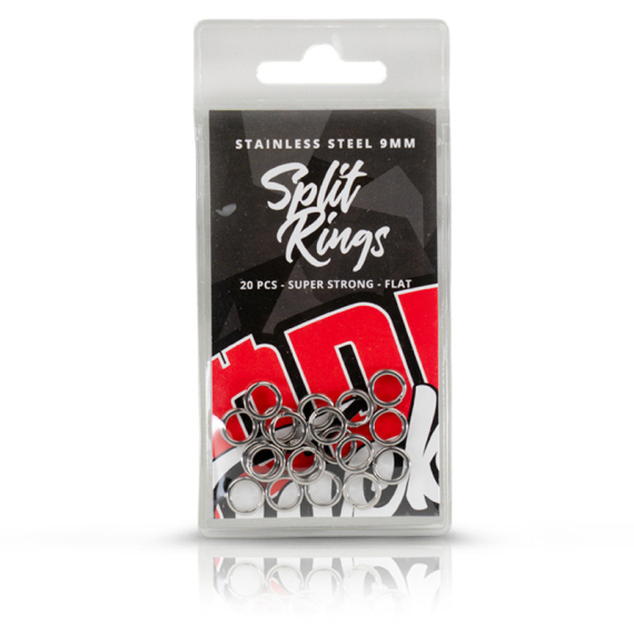 Söder Tackle Stainless Steel Split Rings 9mm (20pcs) in the group Hooks & Terminal Tackle / Stingers & Stinger Accessories / Stinger Accessories at Sportfiskeprylar.se (STC-TT0021)