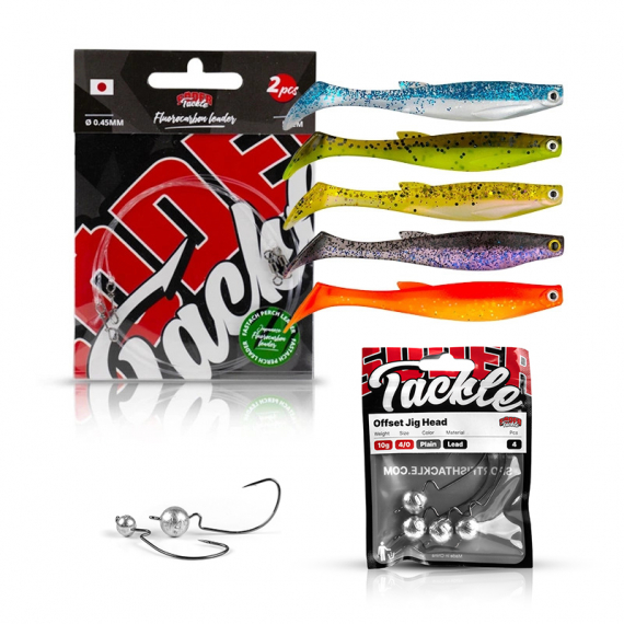 Scout Shad 9 Weedless Bundle in the group Lures at Sportfiskeprylar.se (STSCS9WLTO)