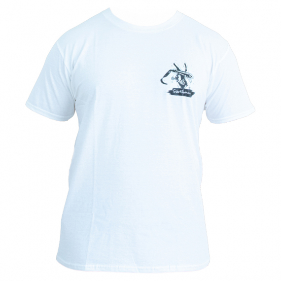 Svartzonker Peace Out T-shirt White in the group Clothes & Shoes / Clothing / T-shirts at Sportfiskeprylar.se (SZ101725r)