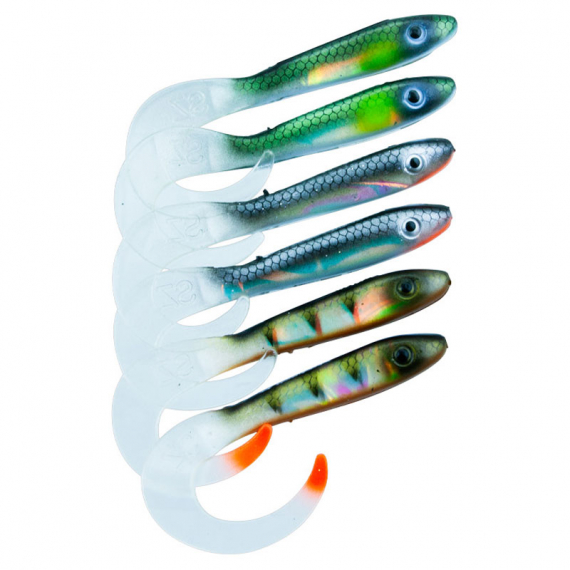 Svartzonker McRubber Tail 11cm Mix (6pcs) in the group Fishing methods / Spin Fishing / Lures / Softbaits / Perch Softbaits & Zander Softbaits at Sportfiskeprylar.se (SZ103253r)