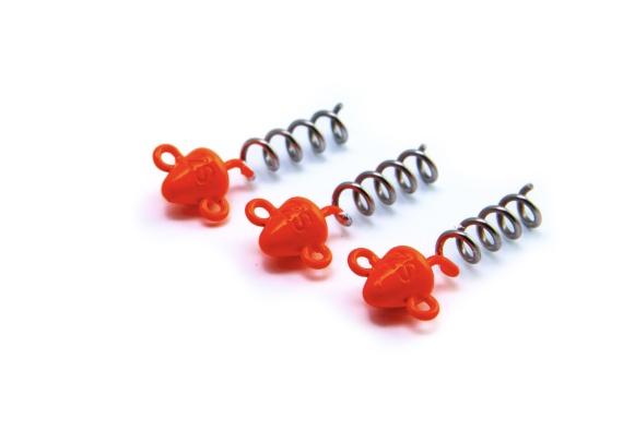 Svartzonker Screw-in-head Fl. Orange (3-pack) in the group Hooks & Terminal Tackle / Jig Heads / Screw In Heads at Sportfiskeprylar.se (SZ104305r)
