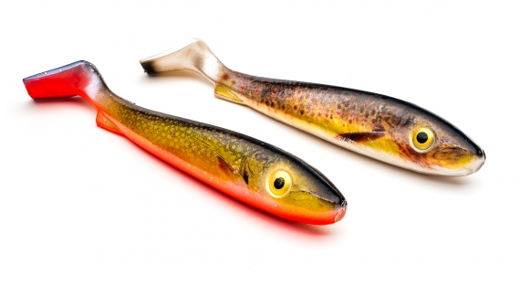 McRubber Jr Real Series (2-pack) - Lake of the north Artic Char & Trout in the group Lures / Softbaits / Pike Softbaits at Sportfiskeprylar.se (SZ109203)