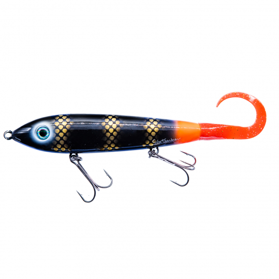 Svartzonker Big McTail On Top - C8 Black And Gold in the group Lures / Jerkbaits at Sportfiskeprylar.se (SZ110008)